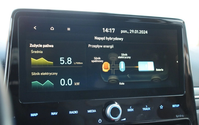 Hyundai IONIQ cena 99900 przebieg: 47200, rok produkcji 2020 z Trzcianka małe 781